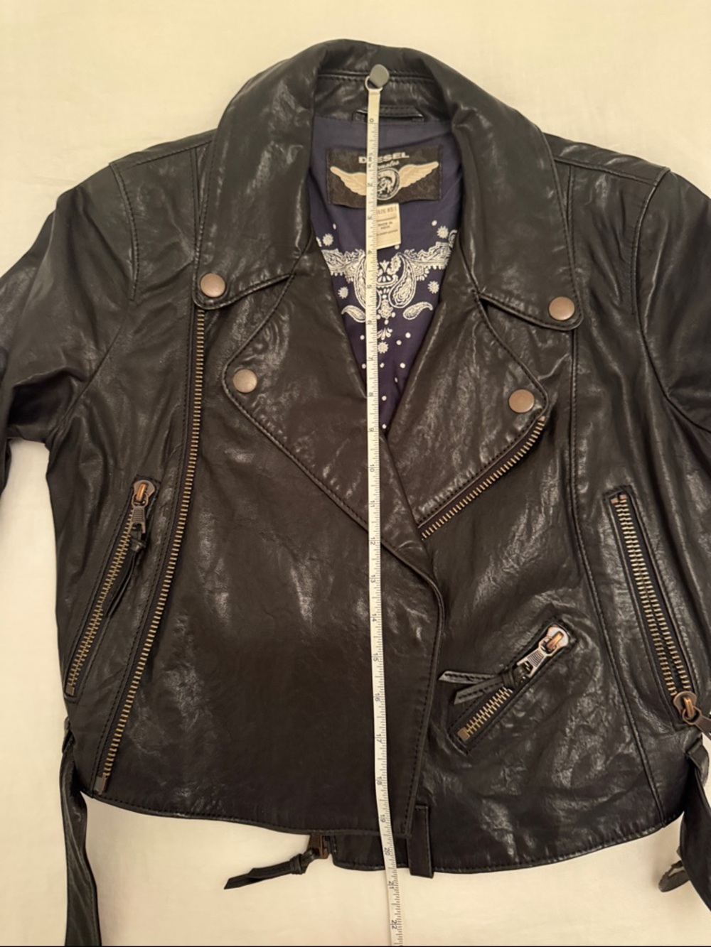 Diesel Leather Jacket - Picture 16 of 16